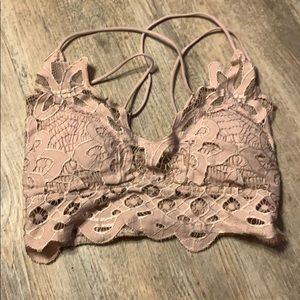 cute blush pink brallet from rue21